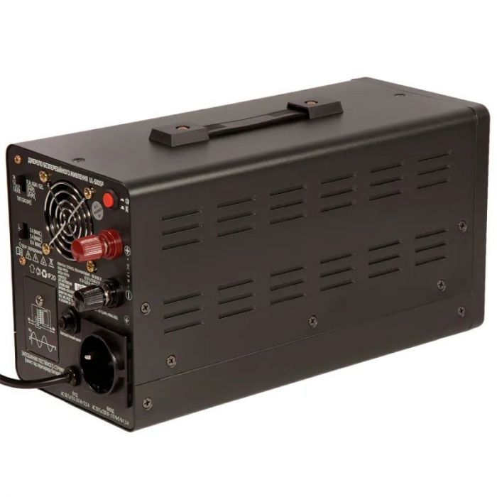 Джерело безперебійного живлення Vitals UL-1000sp 1000VA/600W, LCD, 1xSchuko, на зовнішні АКБ 12В