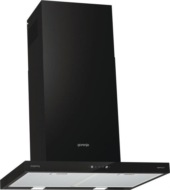 Витяжка Gorenje купольна, 60см, 650м.куб/год, чорний