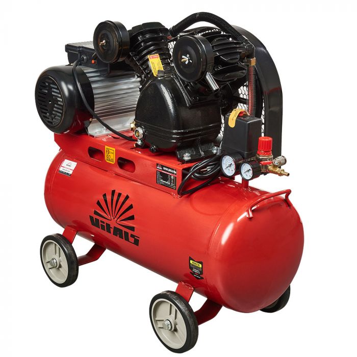 Компресор повітряний Vitals GK50.j65v2-8a 2100Вт, 50л, 280/170л/хв, 8бар, 50.90кг