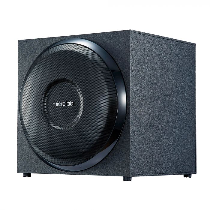 Акустична система MICROLAB M-110 2.1, 10W, mini-jack, чорний