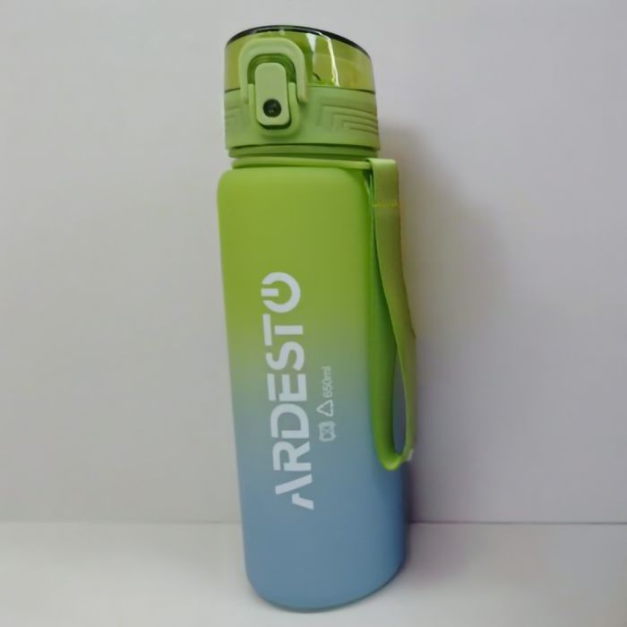 Пляшка для води ARDESTO Travel 650мл, пластик, зелений