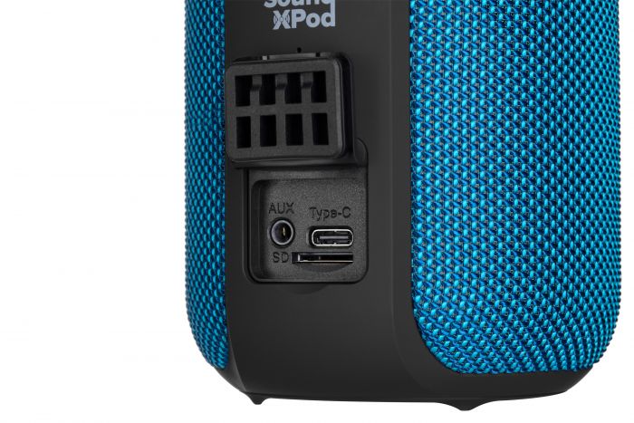 Портативна акустична система 2E SoundXPod 15Вт, BT 5.3, TWS, IPX6, Синій