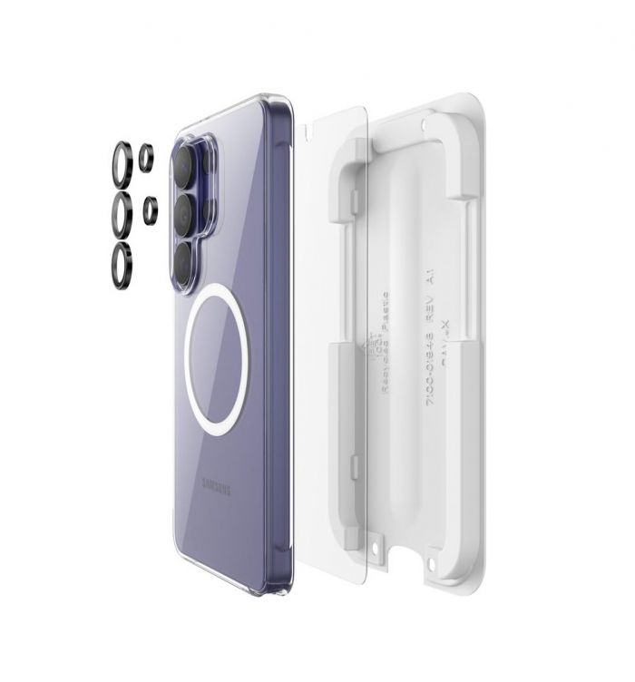 Набір захисту Belkin 3в1 для Samsung Galaxy S26 Ultra (скло, чохол, захист камери) (1 Pack)