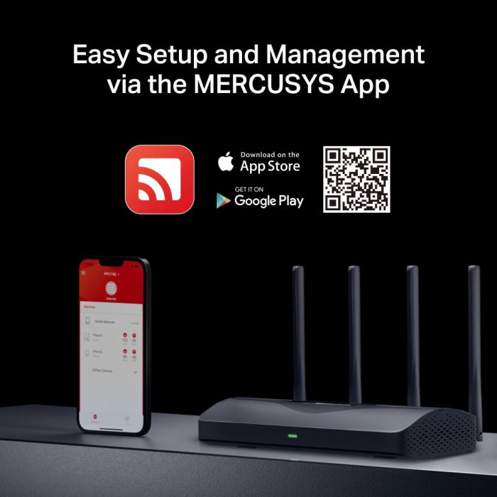 Маршрутизатор MERCUSYS MR27BE BE3600, 2xGE LAN, 1x2.5GE LAN, 1x2.5GE WAN, MESH
