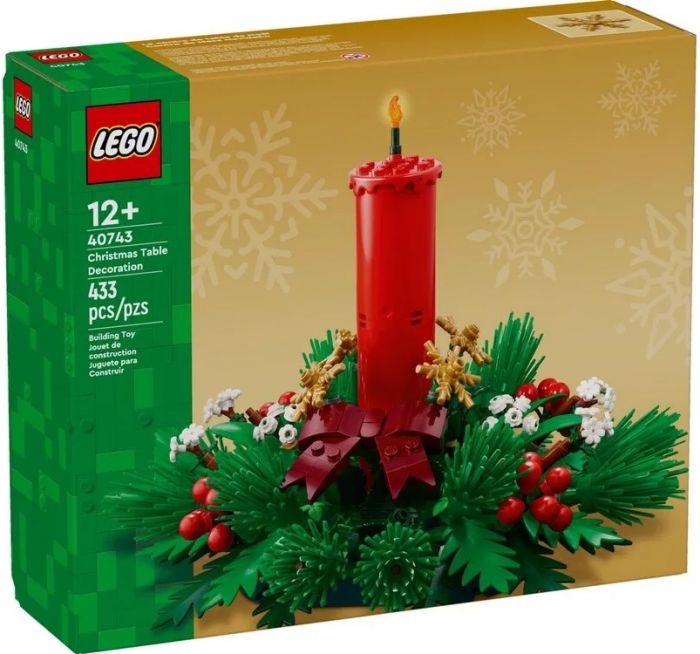 Конструктор LEGO Iconic  Декор для різдвяного столу