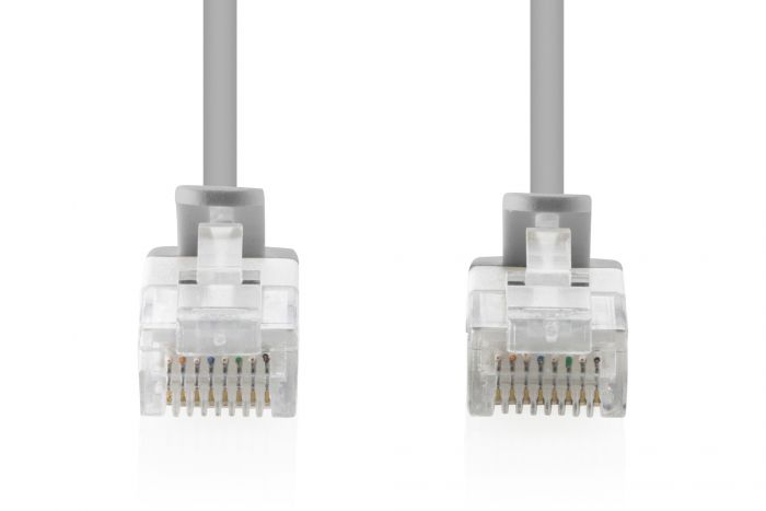 Патч-корд DIGITUS CAT 6 U-UTP Sliim, 1 м, AWG 32/7, Cu, LSZH, сірий