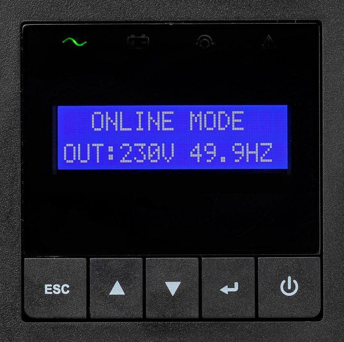 Джерело безперебійного живлення Eaton 9E, 1000VA/900W, RM 2U, LCD, USB, RS232, 4xC13