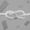 Кабель Belkin USB-C > USB-C заряджання/синхронізації 60Вт PD, 1м, плетений, силіконовий, з ремінцем на магніті, білий