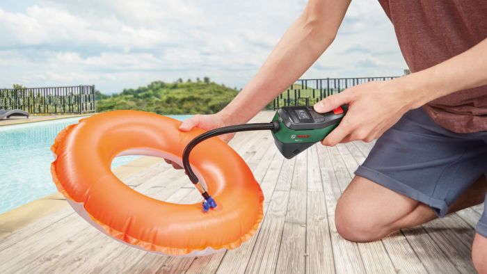 Компресор автомобільний акумуляторний Bosch EasyPump, 3.6 В, 3А·год, 10.3 бар, 10 л/хв, 0.4кг