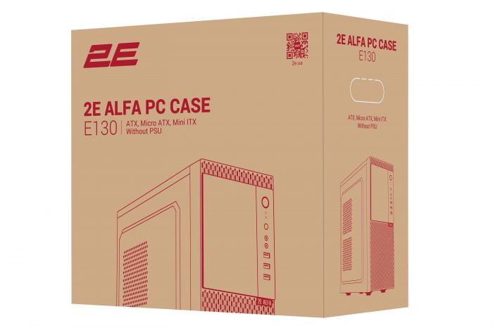Комп’ютер персональний 2E Rational Intel i3-12100, 8Gb, F512GB, UMA, H610, 2E-E130, 500W, FreeDos