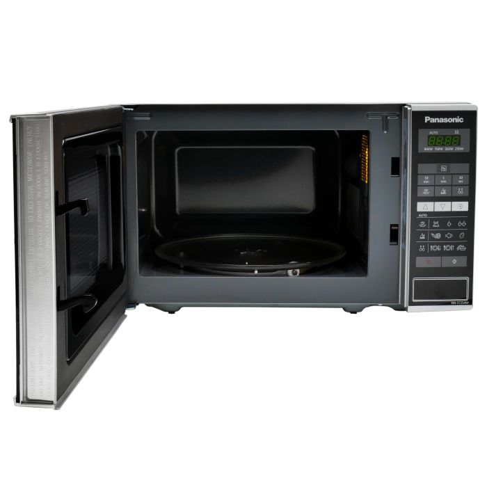 Мікрохвильова піч Panasonic, 20л, 800Вт, дисплей, відкр.кнопкою, нерж