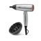Фен Babyliss Cosmos, 2100Вт, 3 режими, іонізація, хол. обдув, 2 насадки, сірий