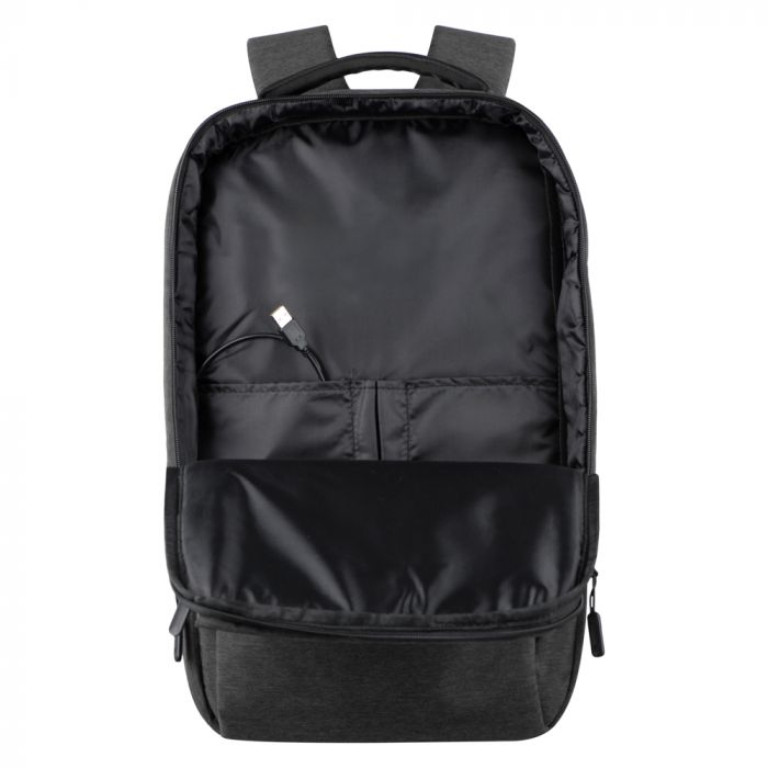 Рюкзак 2E, Melange 17", чорний