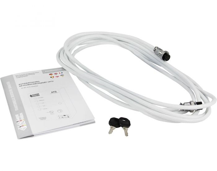 Блок автоматичного введення резерву (АВР) Konner&Sohnen KS ATS 4/25 Inverter, 230-400В, 5.75(11.5)кВт, 25(50)А, 13кВт, 5.75кг