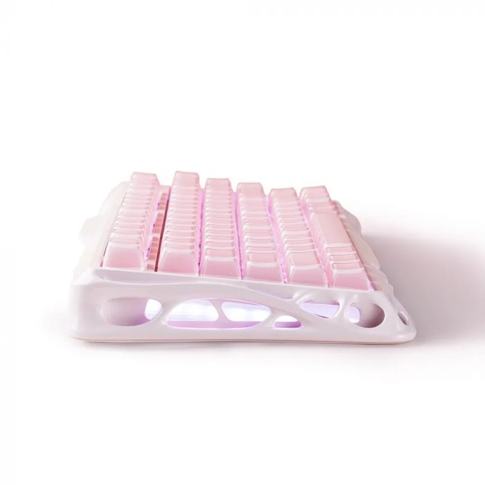Клавіатура механічна GravaStar Mercury K1 80keys, GravaStar x Kailh Cheery Pink, EN, BT/WL/USB, Sakura Pink