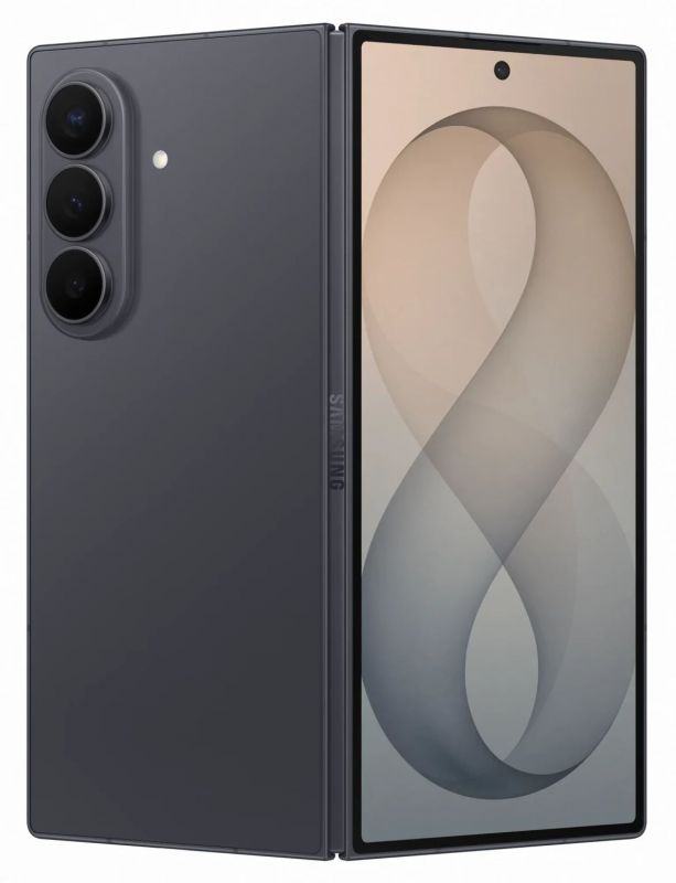 Смартфон Samsung Galaxy Fold 8 Ultra 5G (F976) 8"/6.5" 16/1024ГБ, 1SIM, 5000мА•год, графітовий