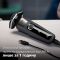 Бритва електр. Philips роторна Series 5000, 9Вт,  бритв.головок-3, Li-Ion, сух.+волог., тример, чохол, сірий