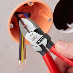 Кусачки-бокорізи KNIPEX 0-4мм 180мм 0.252кг