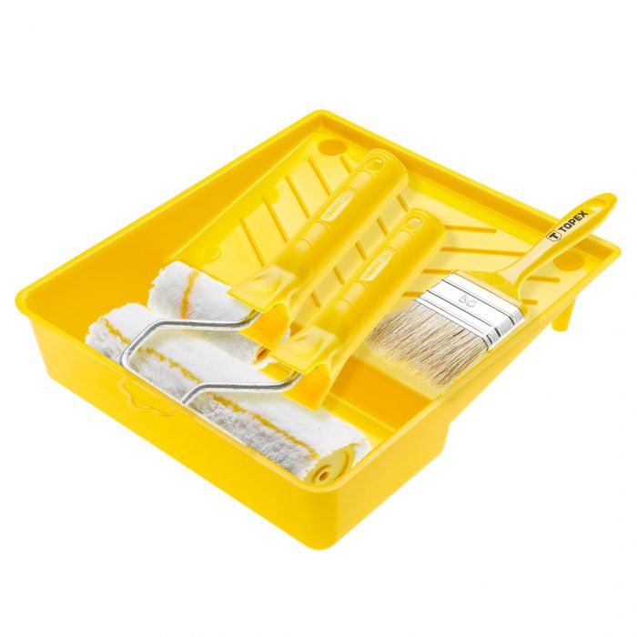 Набір малярський TOPEX 24x32см, валик D 48мм 4шт