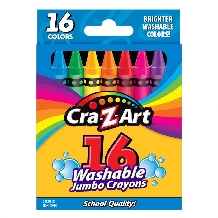 Крейда воскова Cra-Z-Art легкозмивна, велика, 16шт