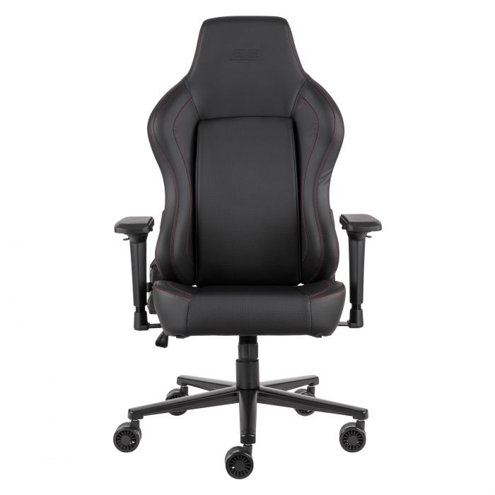 Крісло 2E GAMING BASAN II, ПУ шкіра, 4D-Armrests, чорно-червоний