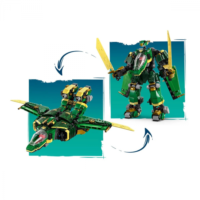 Конструктор LEGO Ninjago Реактивний робот Ллойда