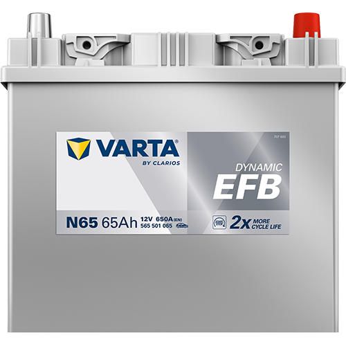Акумулятор Varta Dynamic EFB 12В 65Аг 650А R+ (565501065)