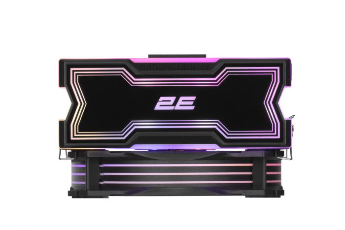 Процесорний кулер 2E GAMING Air Cool AC120D4TC-ARGB, LGA1851, 1700, 1366, 1200, 115x, AM5, AM4, AM3, AM3+, AM2, AM2+, FM2, FM1, 4pin PWM, 3pin +5VARGB, TDP 180W