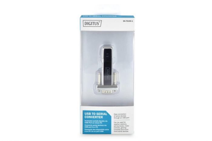 Адаптер DIGITUS USB 1.1 to RS232, чорний