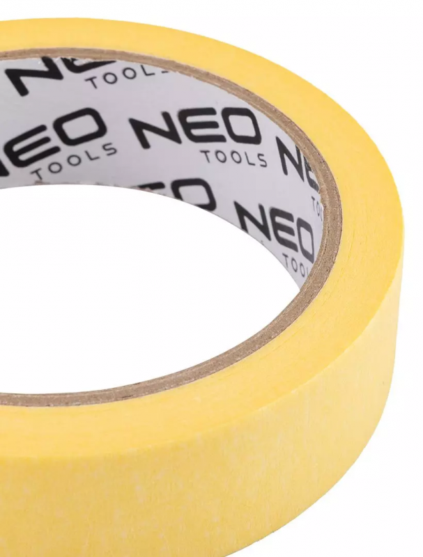 Стрічка малярна Neo Tools, 25мх25мм, жовтий  набір 2шт
