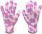 Рукавички робочі Verto, поліестер, р.7, рожевий в квіточку