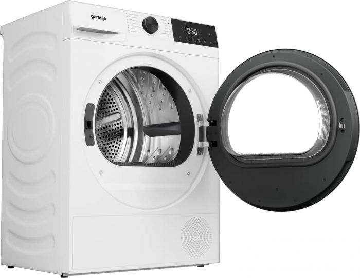 Сушильна машина Gorenje тепловий насос, 8кг, A++, 60см, дисплей, 15 програм, білий