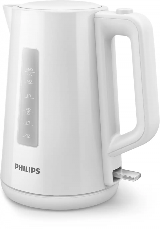 Електрочайник Philips Series 3000 1.7л, пластик, білий