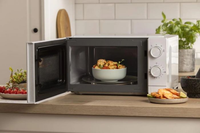 Мікрохвильова піч Gorenje, 20л, мех. керув., 700Вт, білий