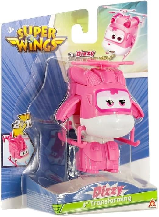 Ігрова фігурка-трансформер Super Wings Transforming Діззі (Dizzy), 10см