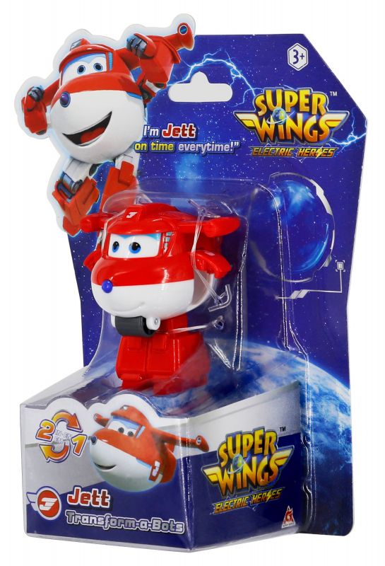 Ігрова фігурка-трансформер Super Wings Transform-a-Bots Джетт (Jett)