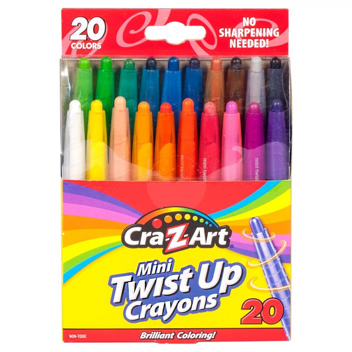 Кольорові олівці Cra-Z-Art Mini Twist Up, 20шт