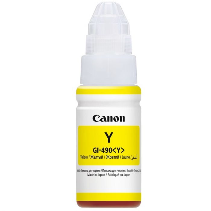 Контейнер з чорнилом Canon GI-490 PIXMA G1400/G2400/G3400 Yellow 70ml