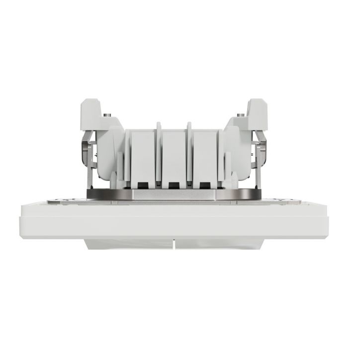 Перемикач 2-клавішний Schneider Electric, Asfora (білий, самозажимний)