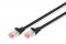 Патч-корд DIGITUS CAT 6 S-FTP, 5м, AWG 27/7, LSZH, чорний