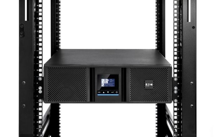 Джерело безперебійного живлення Eaton 9SX, 6000VA/6000W, RT3U, LCD, USB, RS232, 8xC13, 2xC19