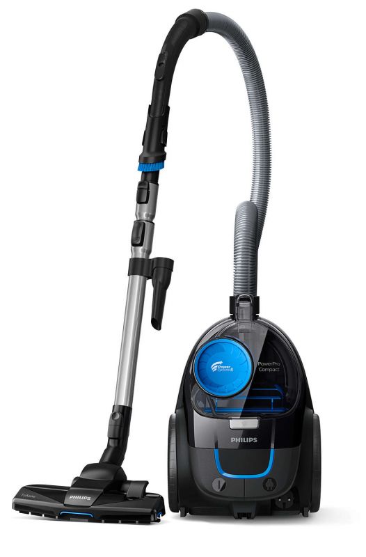 Пилосос Philips контейнерний PowerPro Compact, 900Вт, конт пил -1,5л, НЕРА13, чорний
