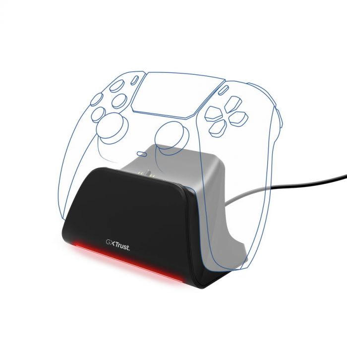 Зарядна станція для геймпаду Trust GXT 255 for PS5, чорний