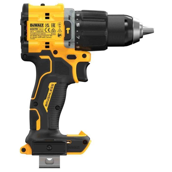 Шурупокрут-дриль ударний акумуляторний DeWALT XR Li-Ion 18В 90Нм 0-450·0-1650об/хв 0-7650·0-28050уд/хв, 1.17кг без АКБ та ЗП