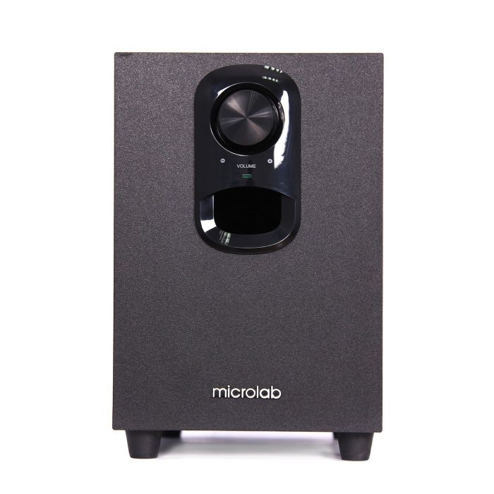 Акустична система MICROLAB M-108 2.1, 11W, mini-jack, чорний