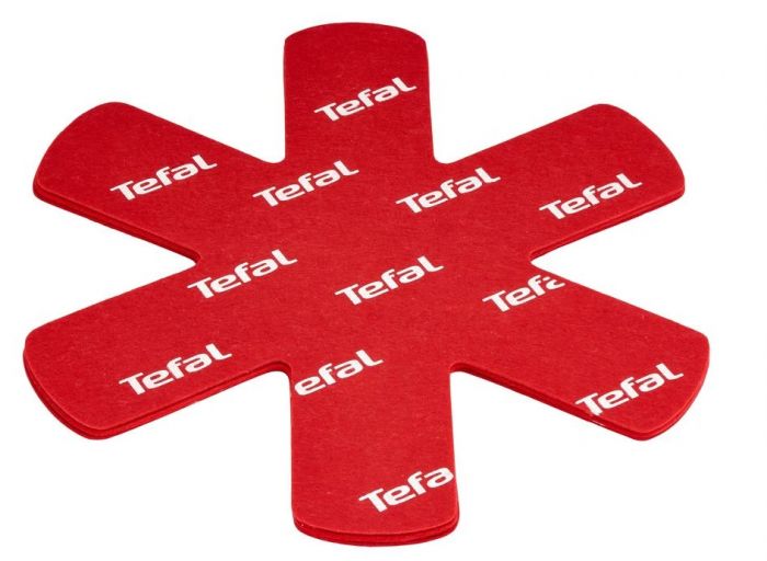 Набір захисних вкладишів для посуду Tefal Ingenio, 4шт, фетр, червоний