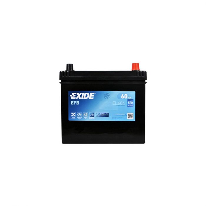 Акумулятор Exide Start-Stop 12В 60А·год 520А R+ (EL604)
