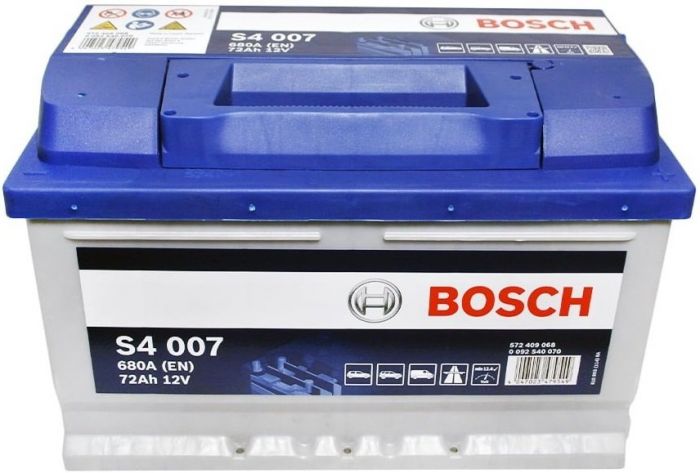 Акумулятор Bosch S4 12В 72А·год 680А R+ (0 092 S40 070)