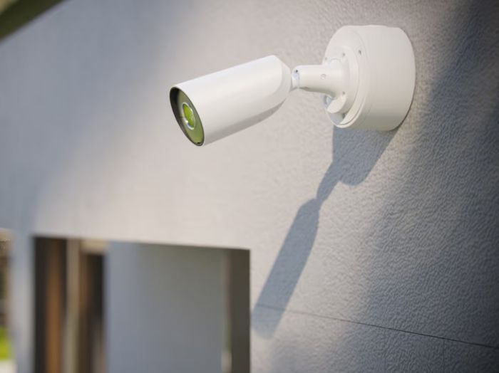IP-Камера дротова Ajax BulletCam HL white, 8мп, 2.8мм, гібридне підсвічування IR 50м, білий Led 50м, Poe, True WDR, IP 65,  аудіо, кут огляду 100° до 110°, вулична, біла