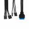 Корпус 2E Credo Plus V350WG без БЖ, 1xUSB3.0, 1х USB 2.0, 1xUSB Type-C, 3x120мм ARGB, VGA 350мм, LCS ready, TG Side Panel, mATX, білий
